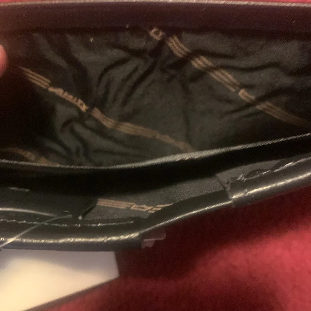 NEW Black Leather Men's Billfold